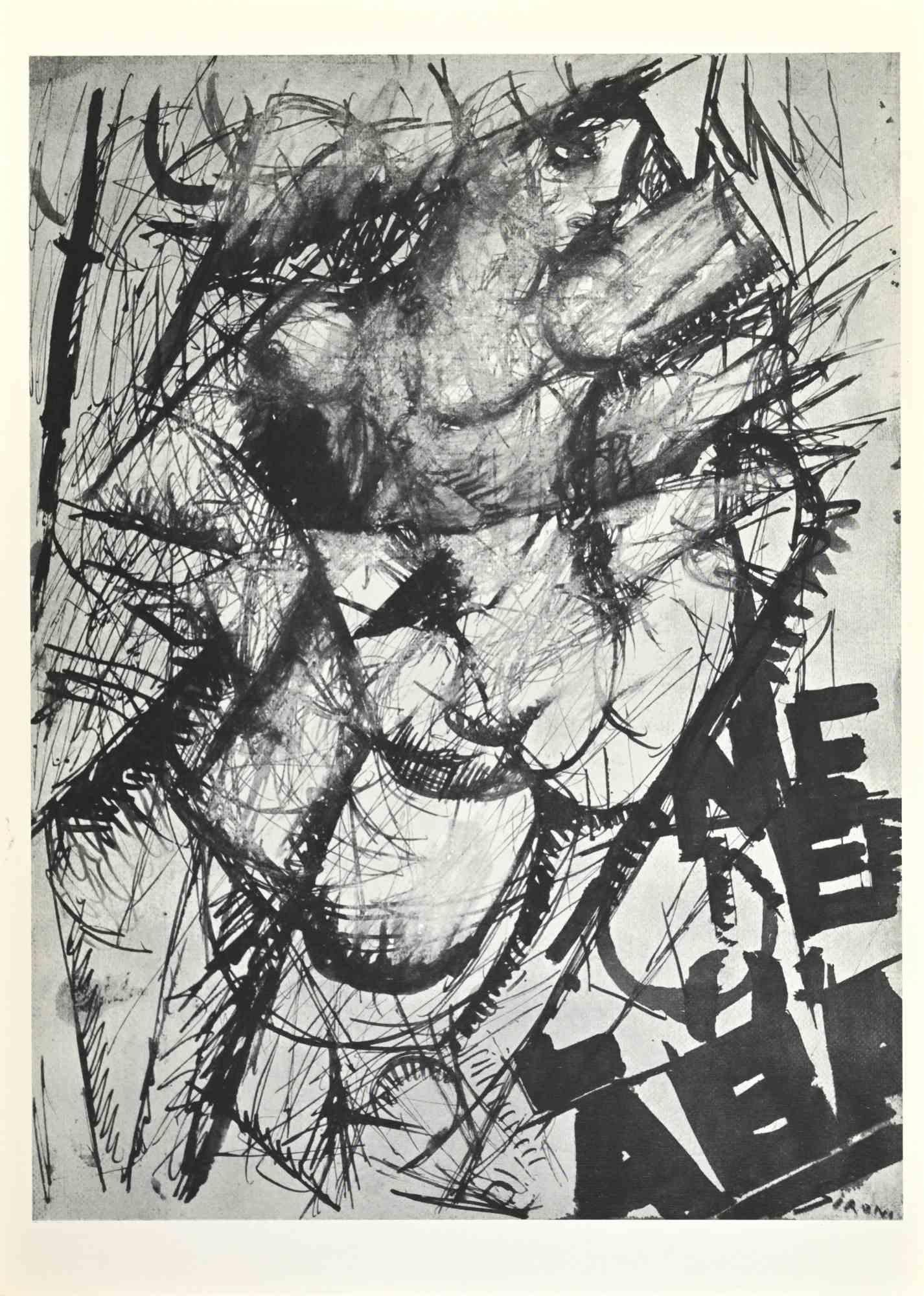 Tabarin Woman est une œuvre d'art sur carton blanc réalisée d'après l'artiste italien Mario Sironi (1885-1961) en 1913.

Épreuve photographique.

Signé dans le coin inférieur.

Bonnes conditions. 

Imprimé au dos "5. Doona al tabarin - 1914"

Mario