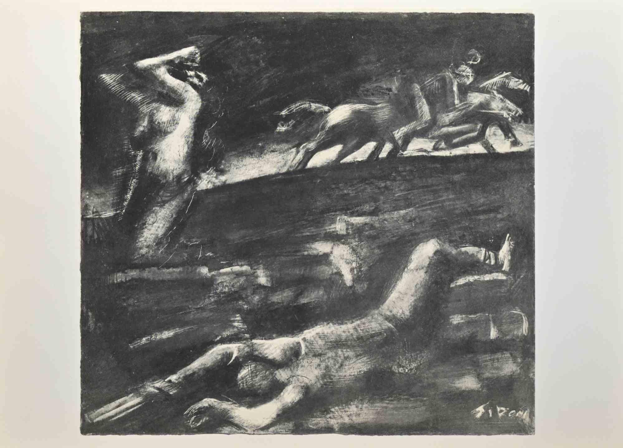 Tragedy est une œuvre d'art sur carton blanc réalisée d'après l'artiste italien Mario Sironi (1885-1961) en 1932.

Épreuve photographique.

Signé dans le coin inférieur.

Bonnes conditions. 

La mention "11. Tragedia - 1932".

Mario Sironi (12 mai