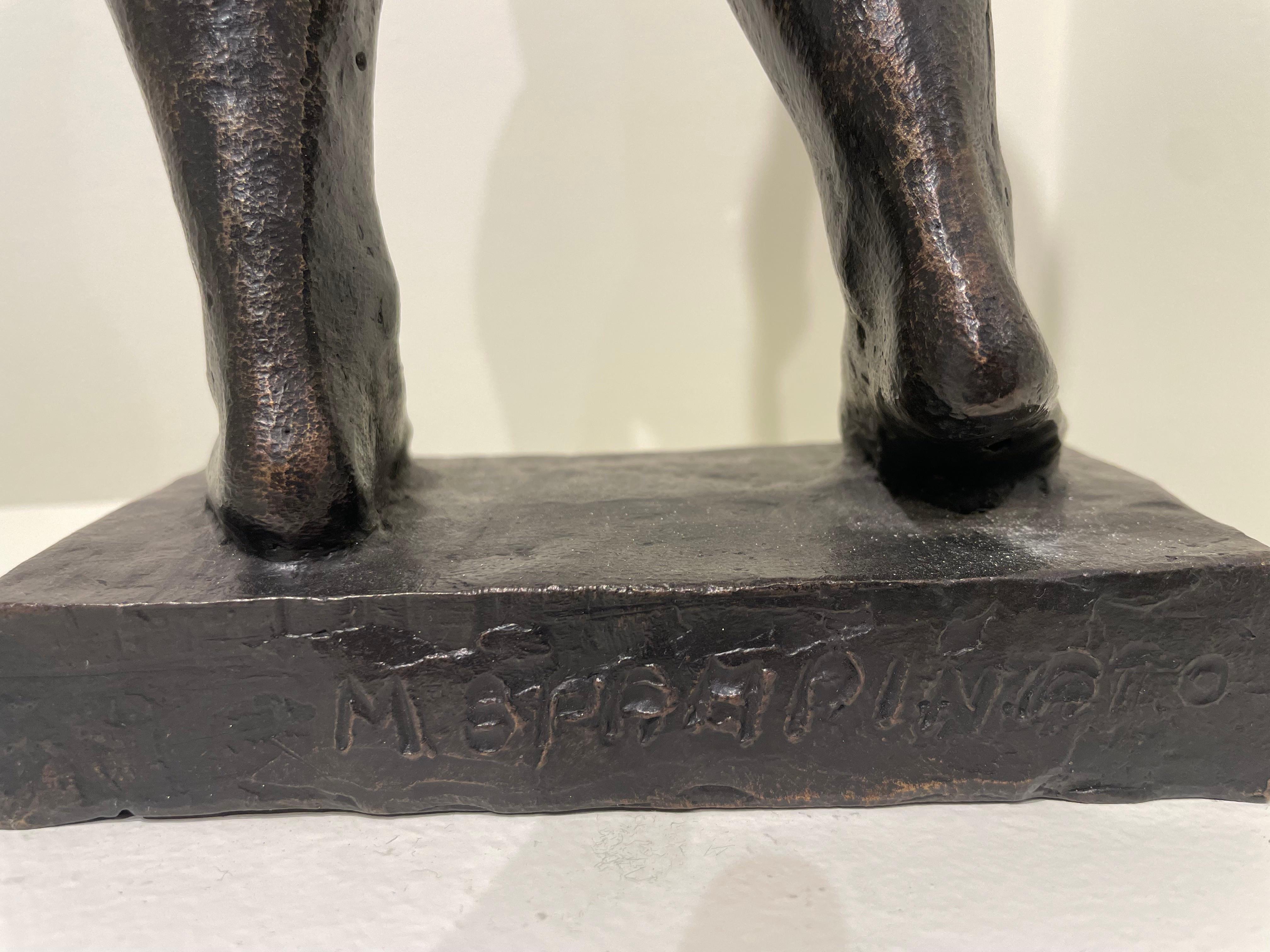 Italian Bronze Sculpture of Nude Woman, Mid 20th Century For Sale 9
