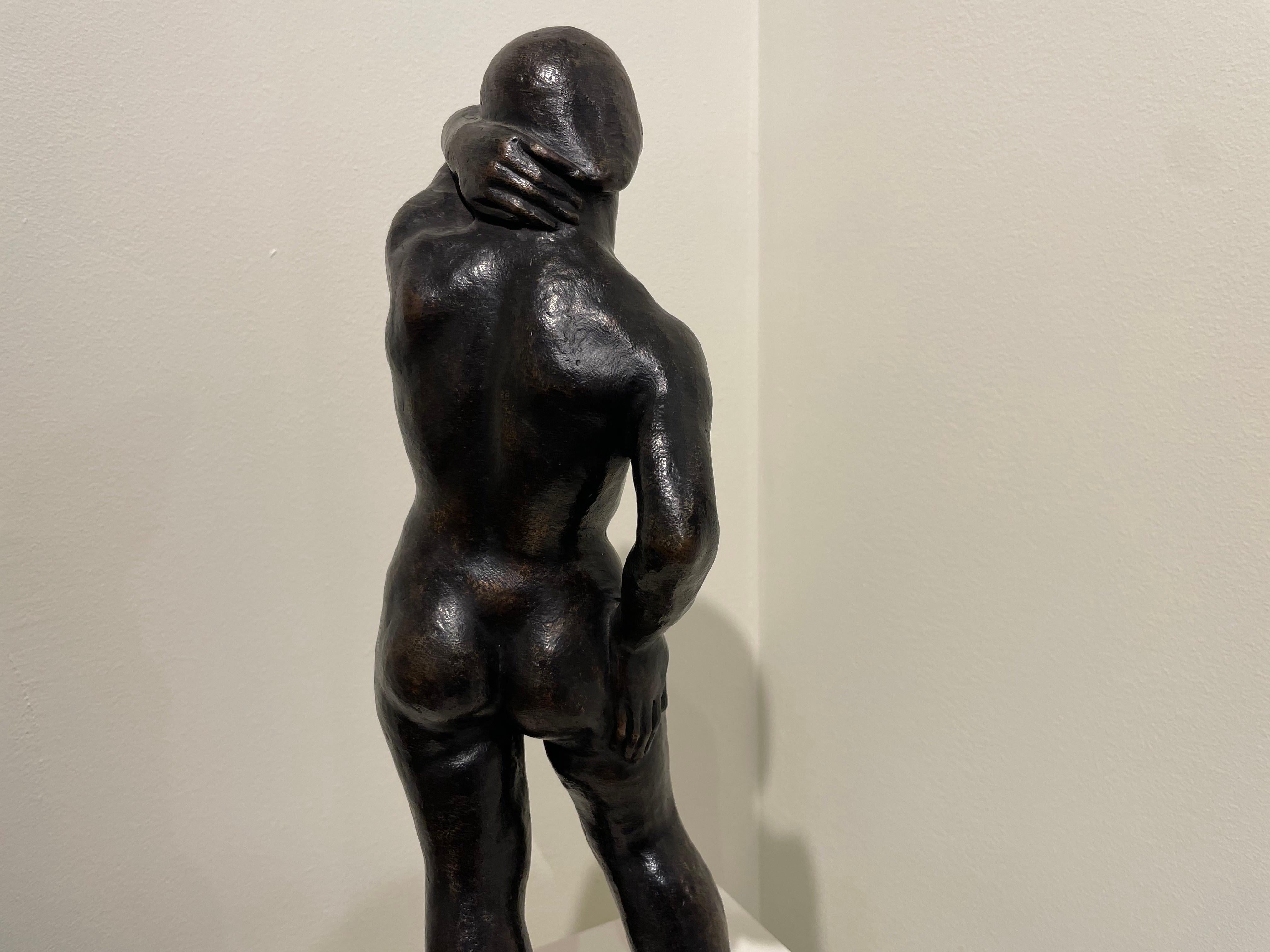 Italian Bronze Sculpture of Nude Woman, Mid 20th Century For Sale 6