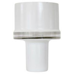 Lampada da tavolo in vetro incamiciato di Murano di Mario Ticco per Venini