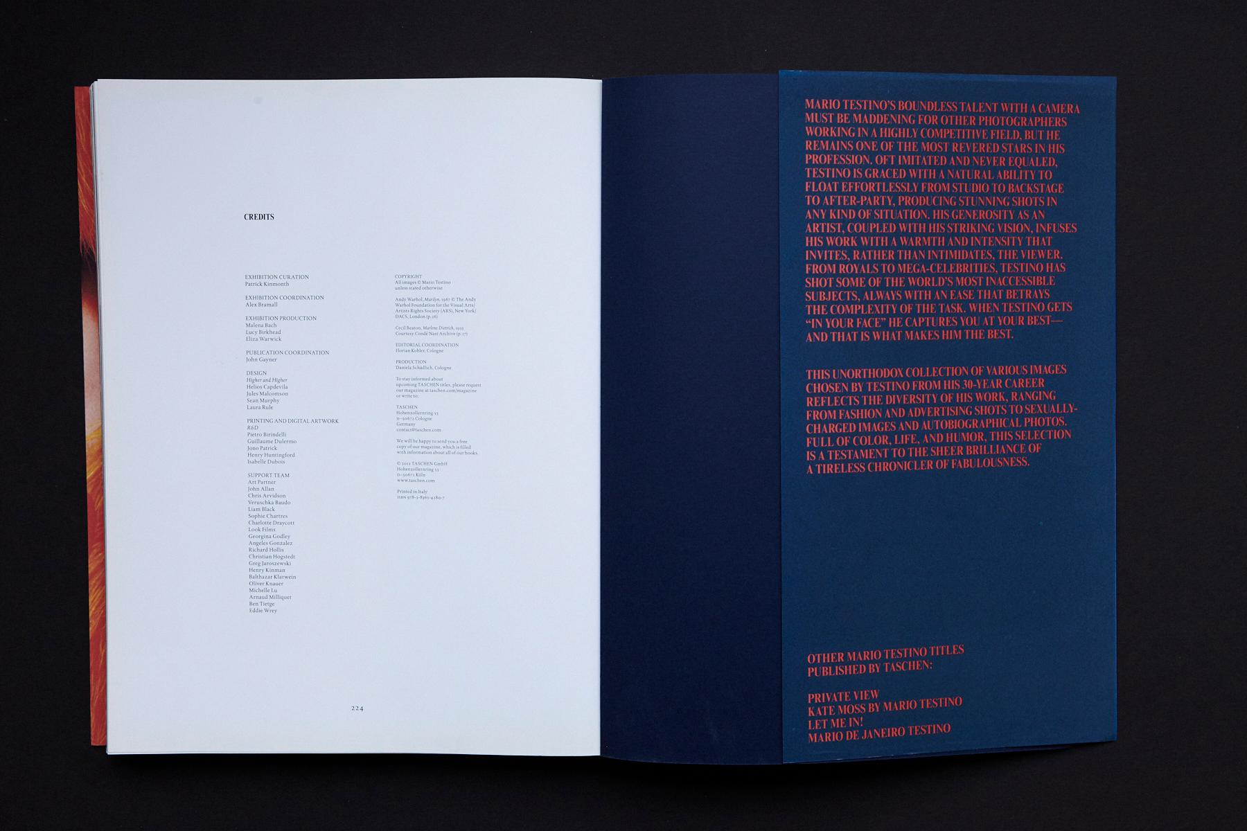 Mario Testino, In Your Face, MFA Boston, Taschen Verlag, First Edition, 2012 For Sale 10