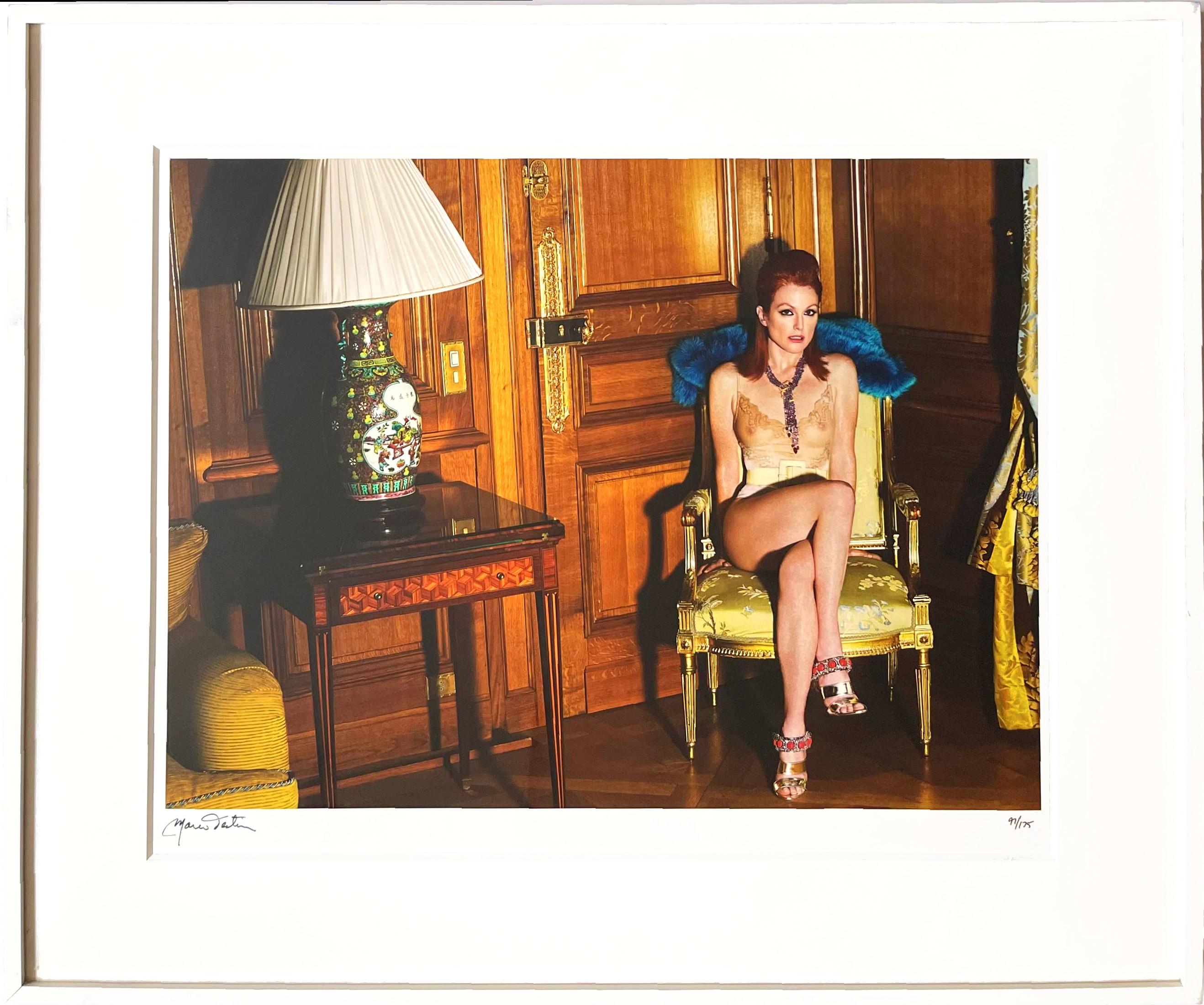 Julianne Moore at the Crillon Hotel, Paris 2008 Signed/N C-Print Lt. Ed. Framed 2