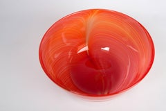 Mario Ticcò, VeArt, Rare Murano Blown Glass Vase Piumato, circa 1970