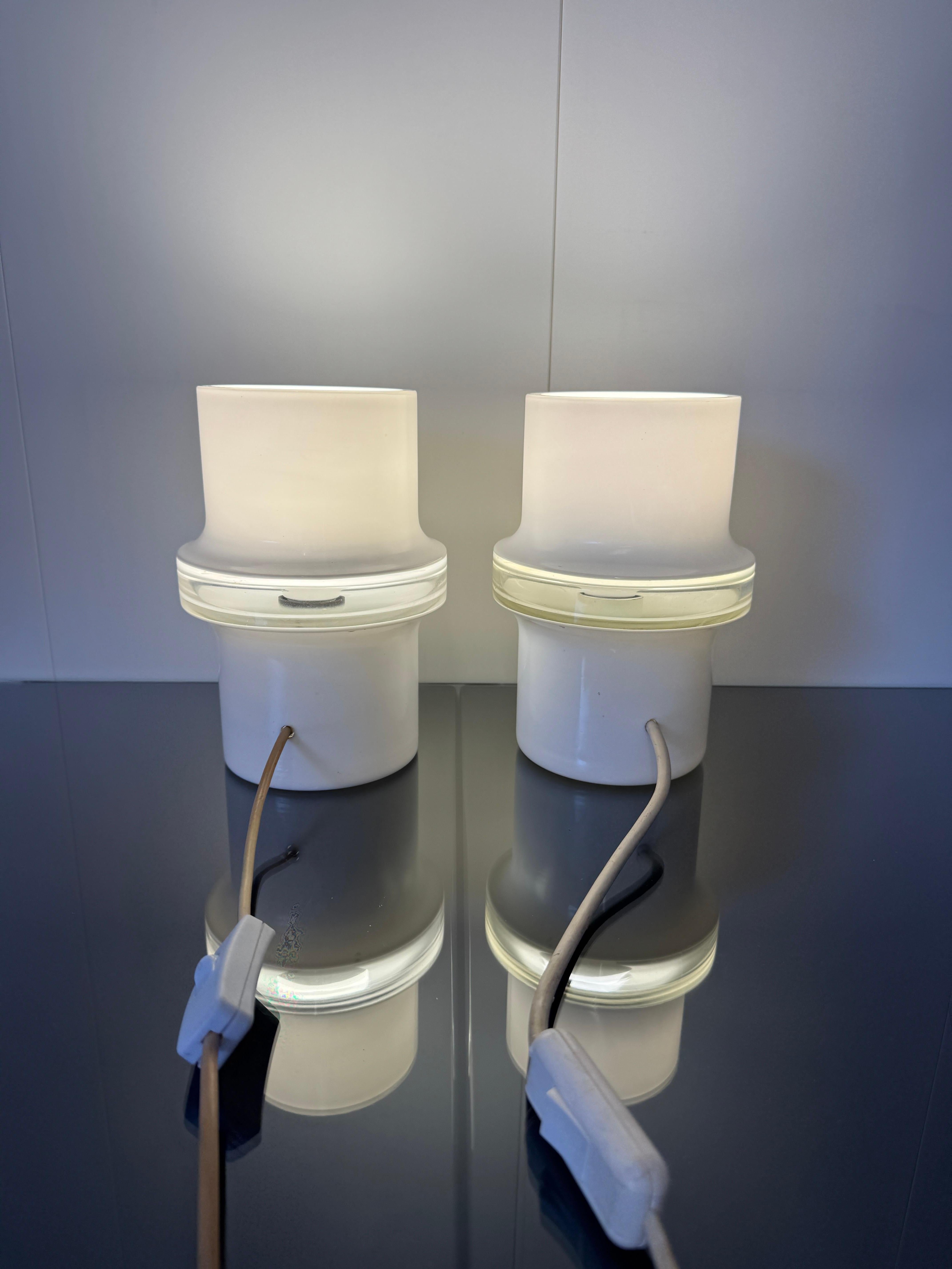 Mario Ticcò, Paire de lampes Nebulosa mod. 823.00, Prod. Venini, 1970 en vente 1