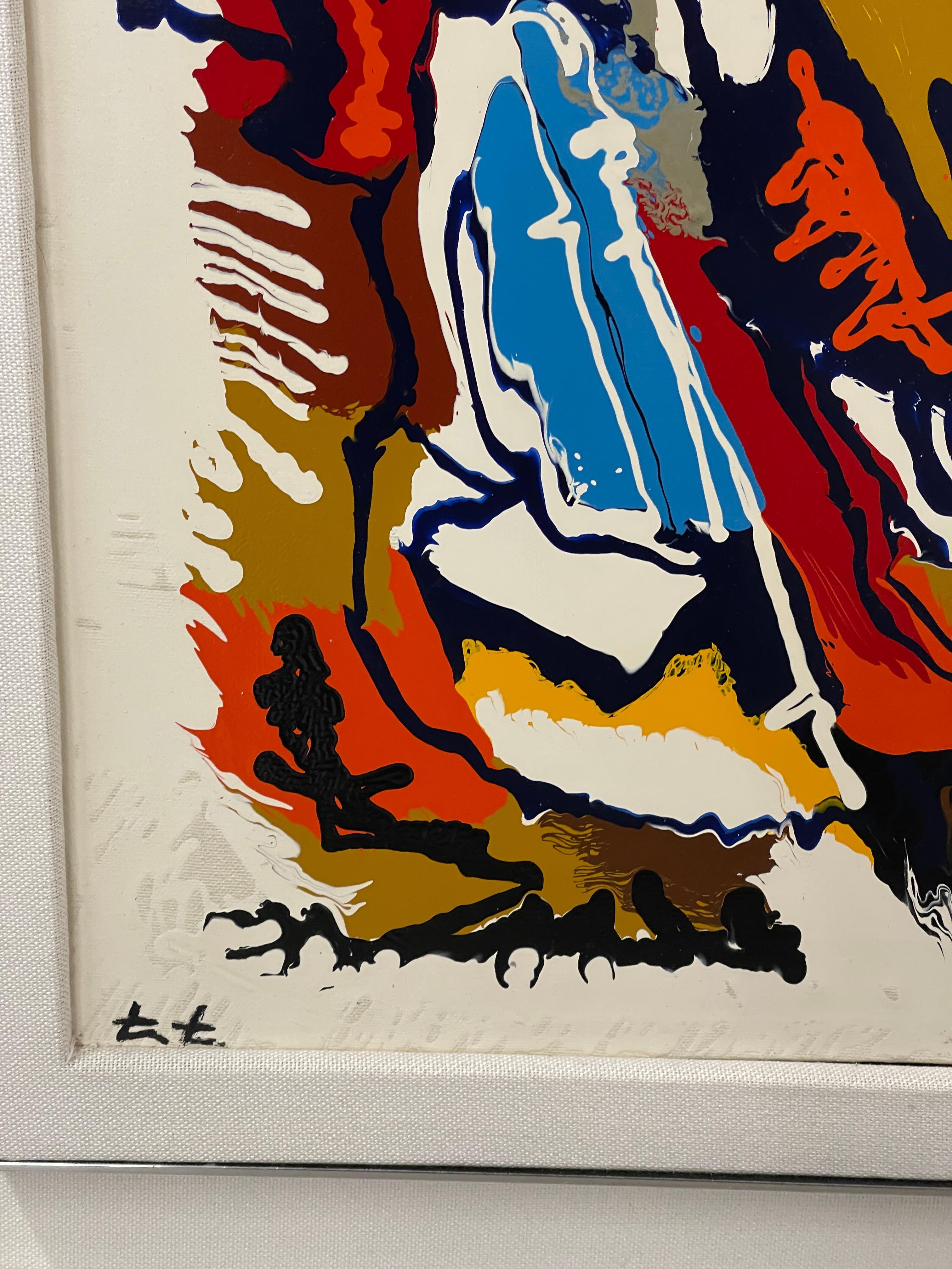 Mario Titi Abstract In Good Condition For Sale In Palm Springs, CA