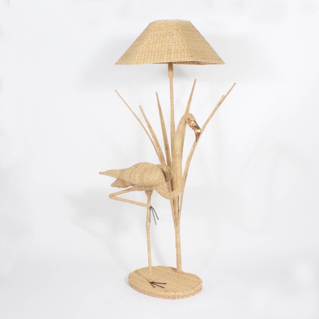 Organic Modern Mario Torres Flamingo Floor Lamp For Sale
