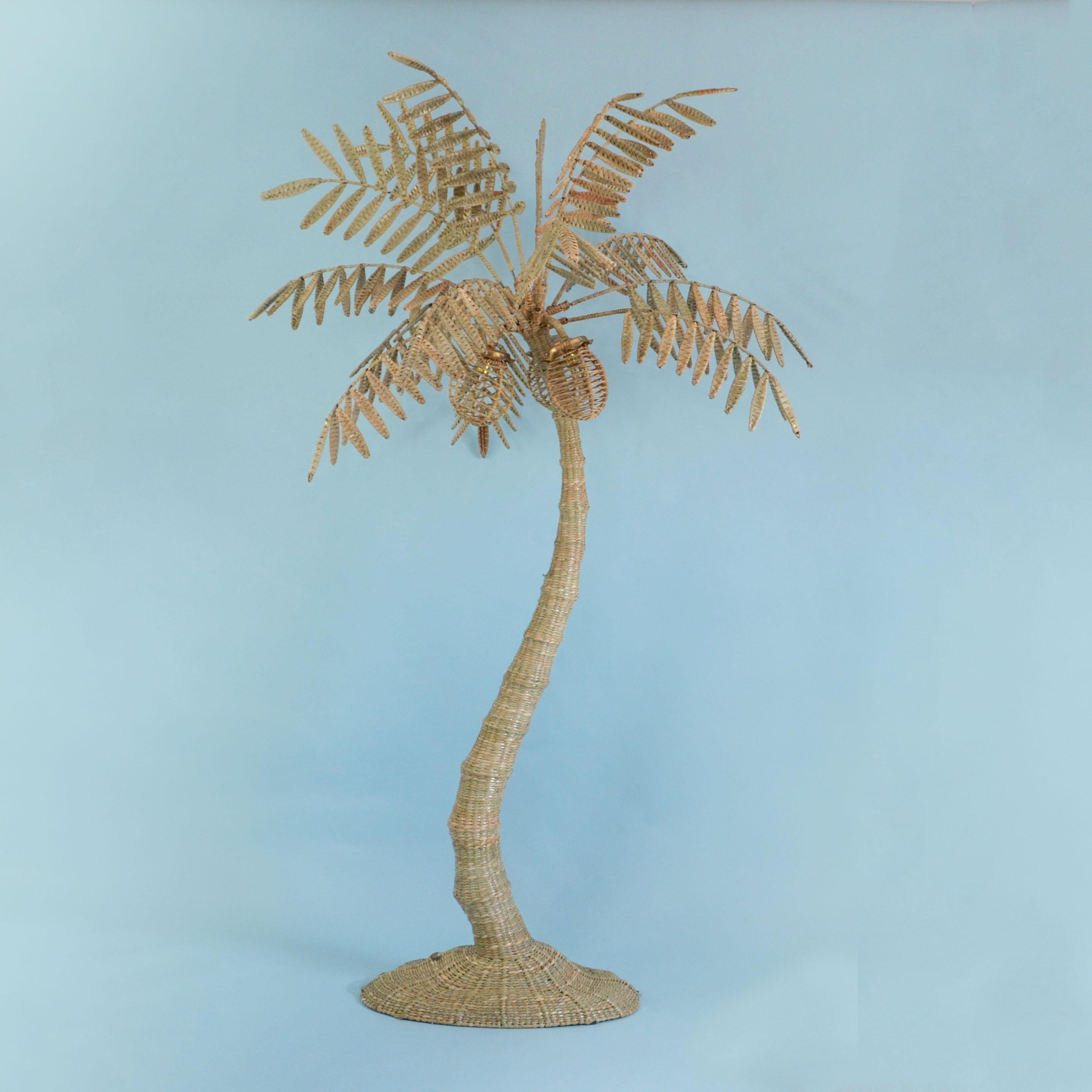 Mario Torres Large Palm Tree Floor Lamp