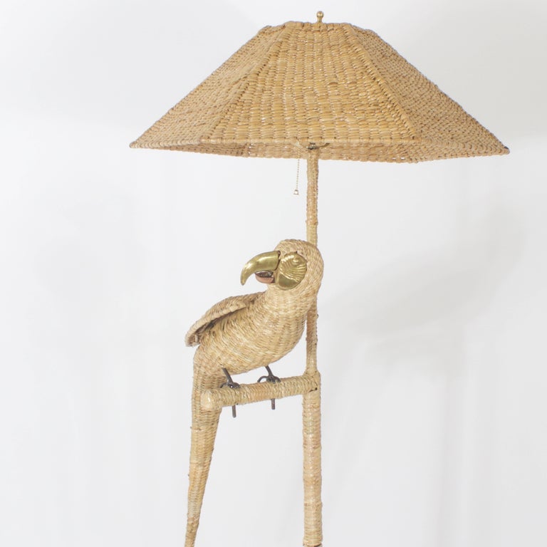 Mario Torres Parrot Floor Lamp at 1stDibs