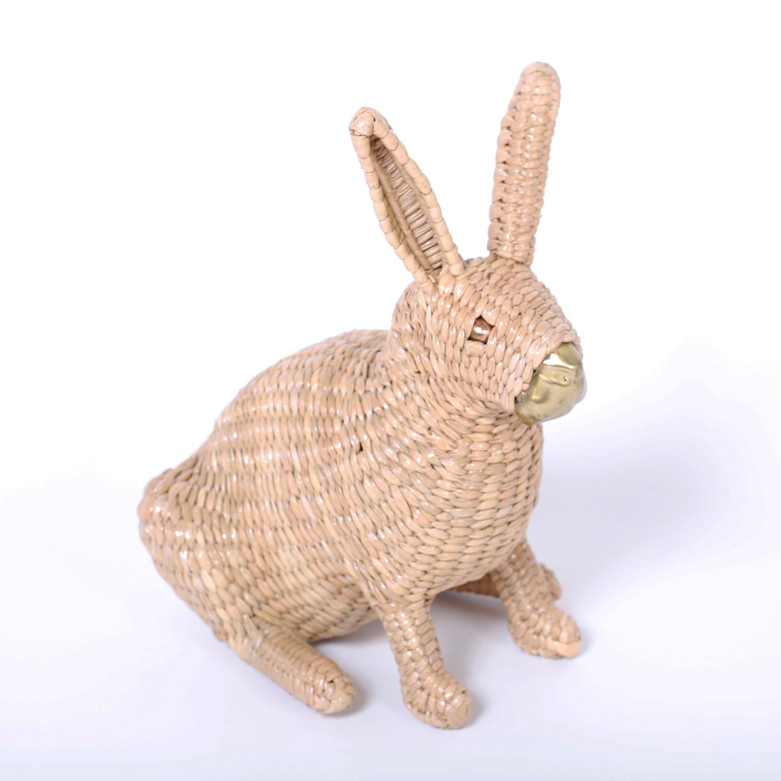 rattan bunny