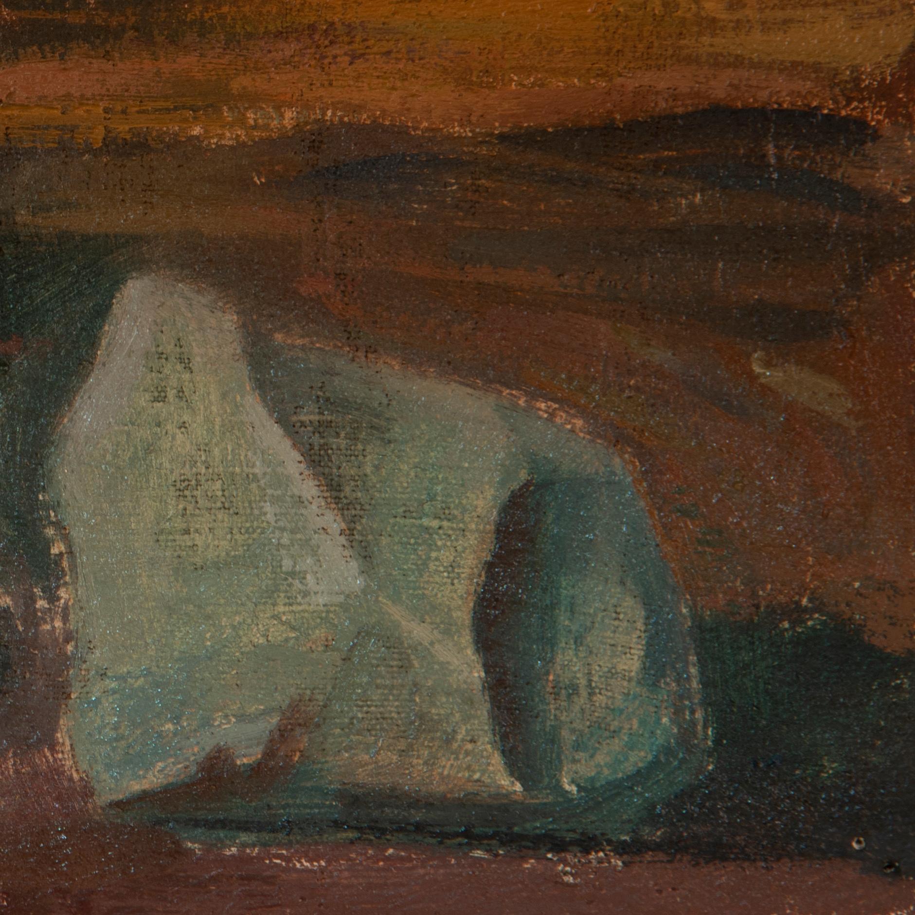 Mario Tozzi Mid-Century Italian Signed and Archived Still Life For Sale 3