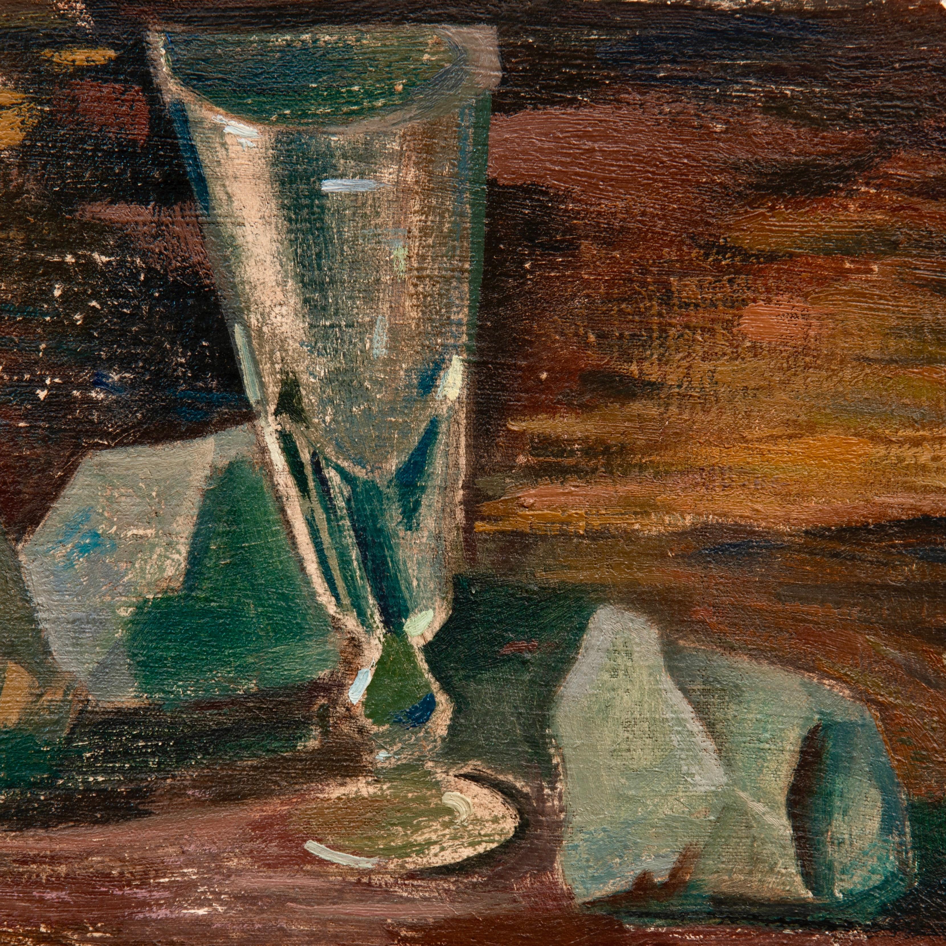 Mario Tozzi Mid-Century Italian Signed and Archived Still Life For Sale 6