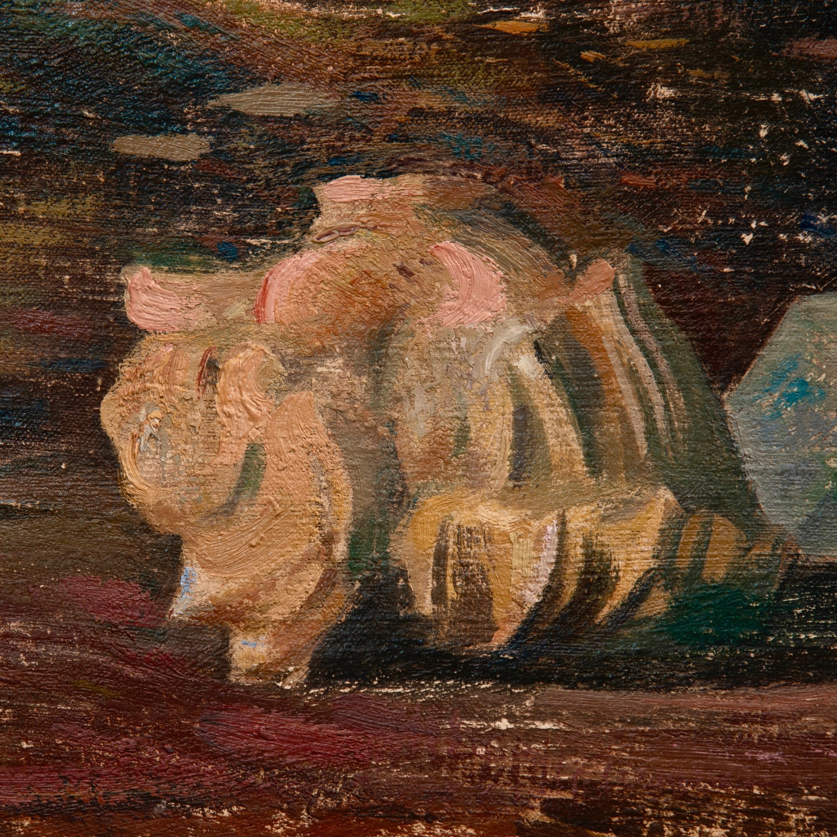 Mario Tozzi Mid-Century Italian Signed and Archived Still Life For Sale 7