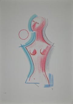 Sans titre - Lithographie de Mario Tozzi - 1970