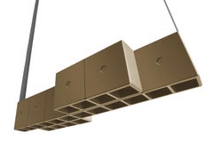 Mario Tsai, Suspension en aluminium peinte au champagne de Cassina