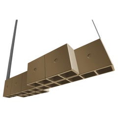 Mario Tsai, Aluminium Champagne Painted Tsai Suspension Lamp by Cassina