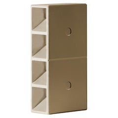 Mario Tsai, Aluminium Champagne Painted Tsai Table Lamp by Cassina