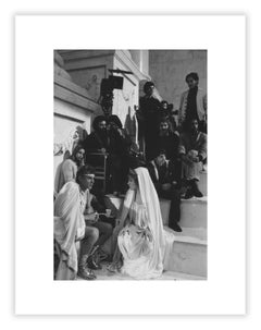 Malcolm McDowell y Helen Mirren, fotografía del plató de la película Calígula, de Mario Tursi