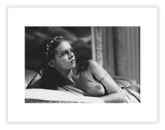 Teresa Ann Savoy as Drusilla in bed, Film set photograph by Mario Tursi