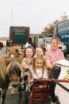 Irish Traveller Children and Horse - Ballinasloe Horse Fair, Ireland, 2018
