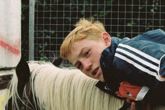 Teenager with Horse - Ballinasloe Horse Fair, Ireland, 2018