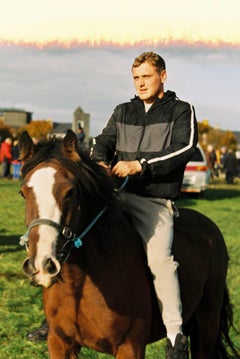 Young man on Horse - Ballinasloe Horse Fair, Ireland, 2018