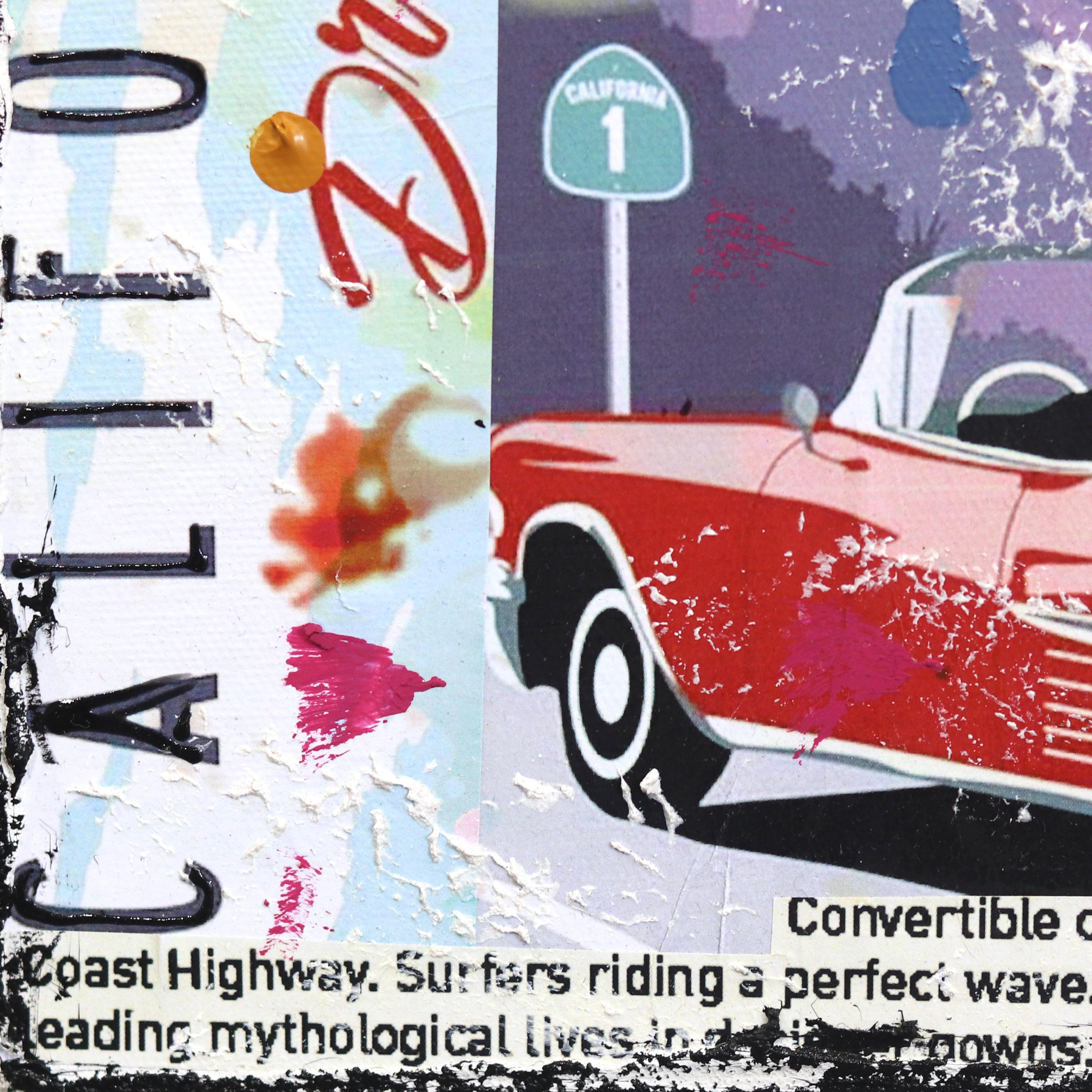 City of Dreams - Original Pop Art Collage on Canvas For Sale 6