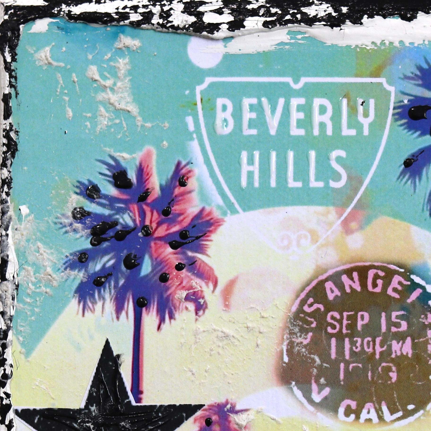 Swiss artist Marion Duschletta transforms luxury objects and urban landscapes from around the world into unique layered artworks. She combines an intriguing mixture of urban photographs and American pop icons opposite brand names and advertising