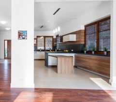 Hong Kong Skyline - Original Pop Art Mixed Media