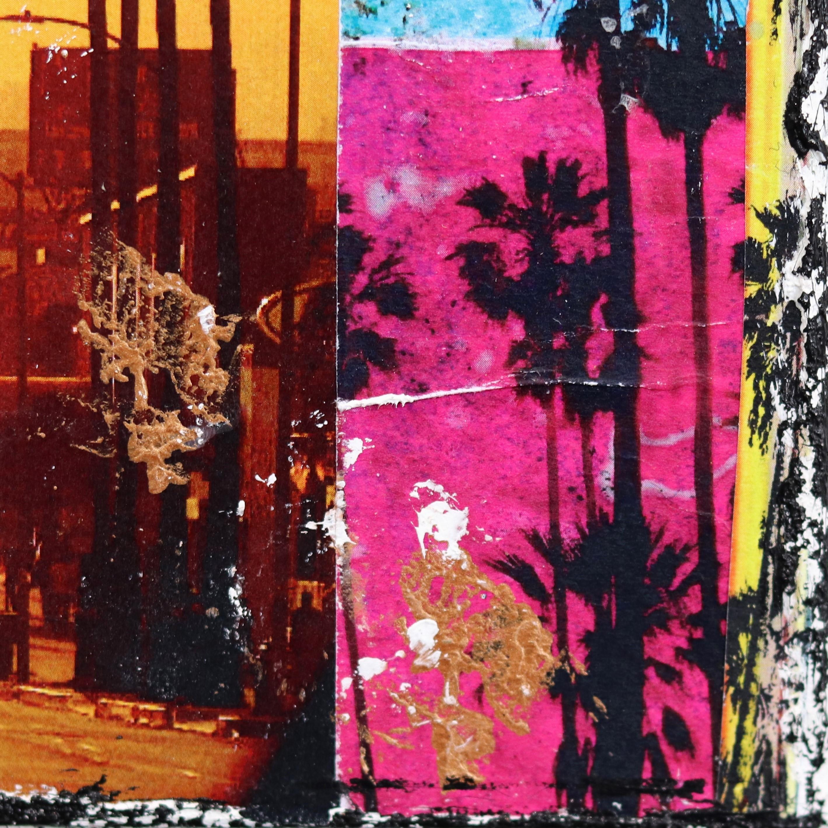 Los Angeles, CA - Original California Inspired Pop Art on Canvas For Sale 3