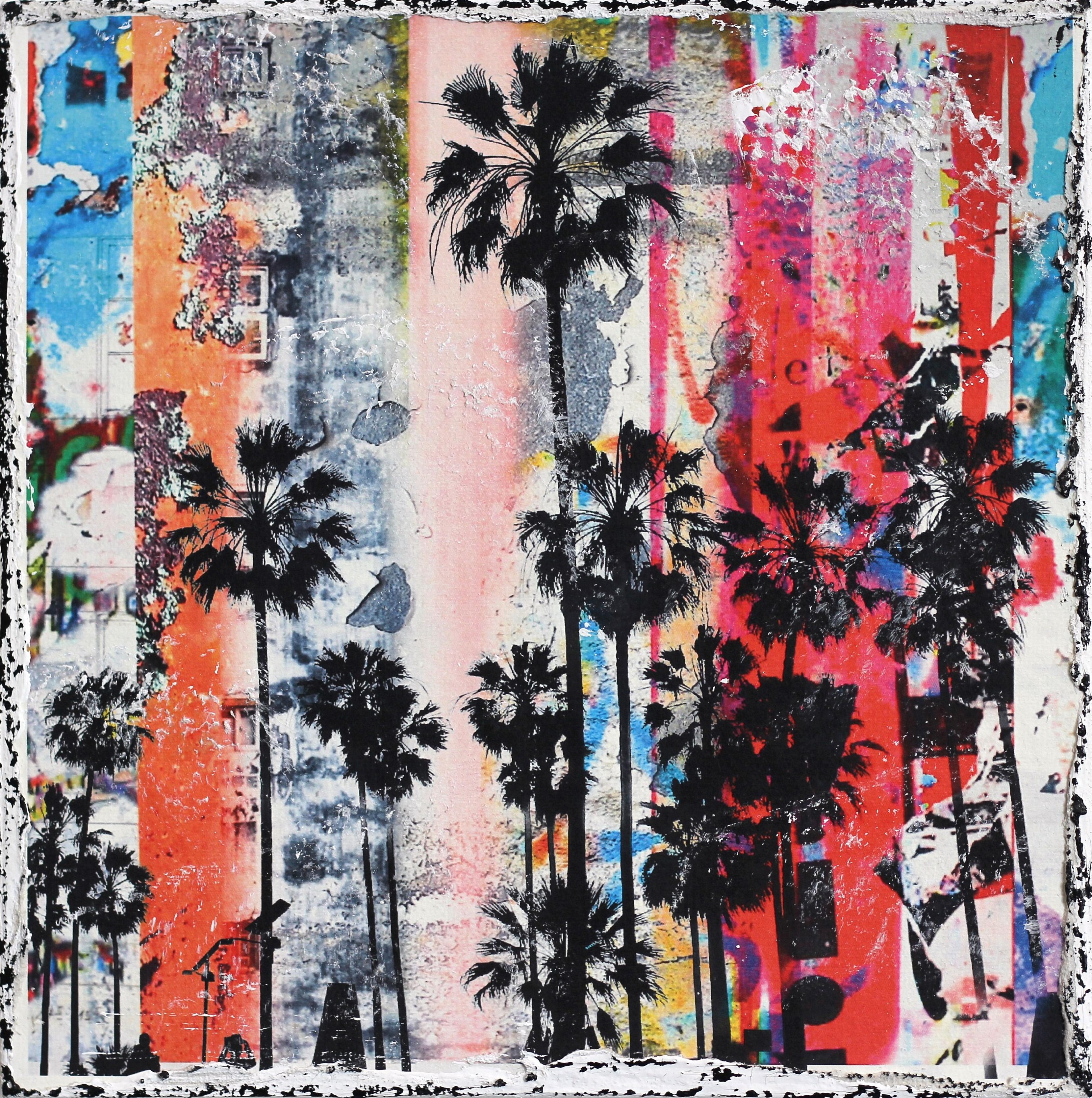 Marion Duschletta Landscape Painting - Rainbow Palms