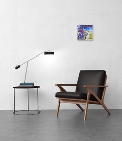 Singapur Postkarte - Gemischte Medien Zeitgenössisches Kunstwerk