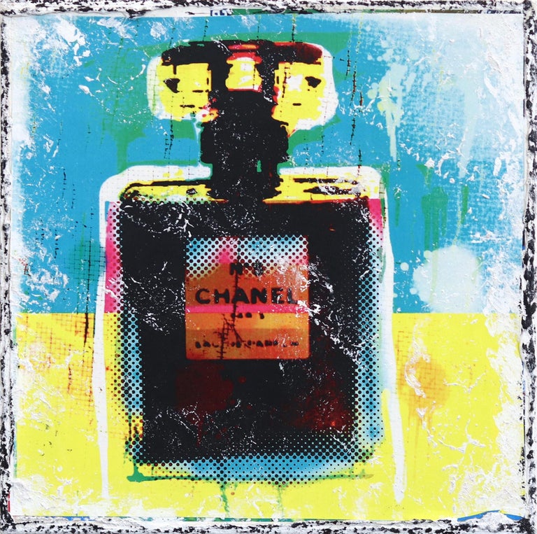 After Andy Warhol, Original Chanel N° 5 Poster, Couture Perfume, Pop Art,  1997 at 1stDibs