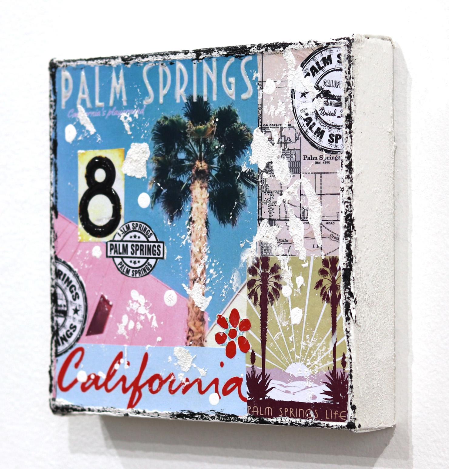 The Beautiful Palm Springs - Pop Art Mixed Media Art by Marion Duschletta