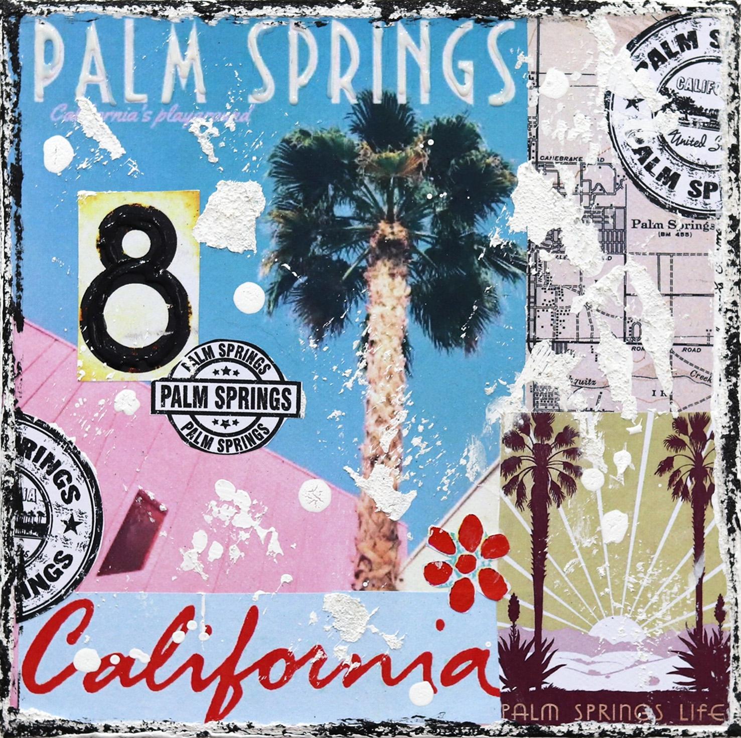 The Beautiful Palm Springs - Mixed Media Art by Marion Duschletta