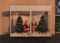 Vintage Santa Claus and Uncle Sam, Festival of Lights, Niagara Falls