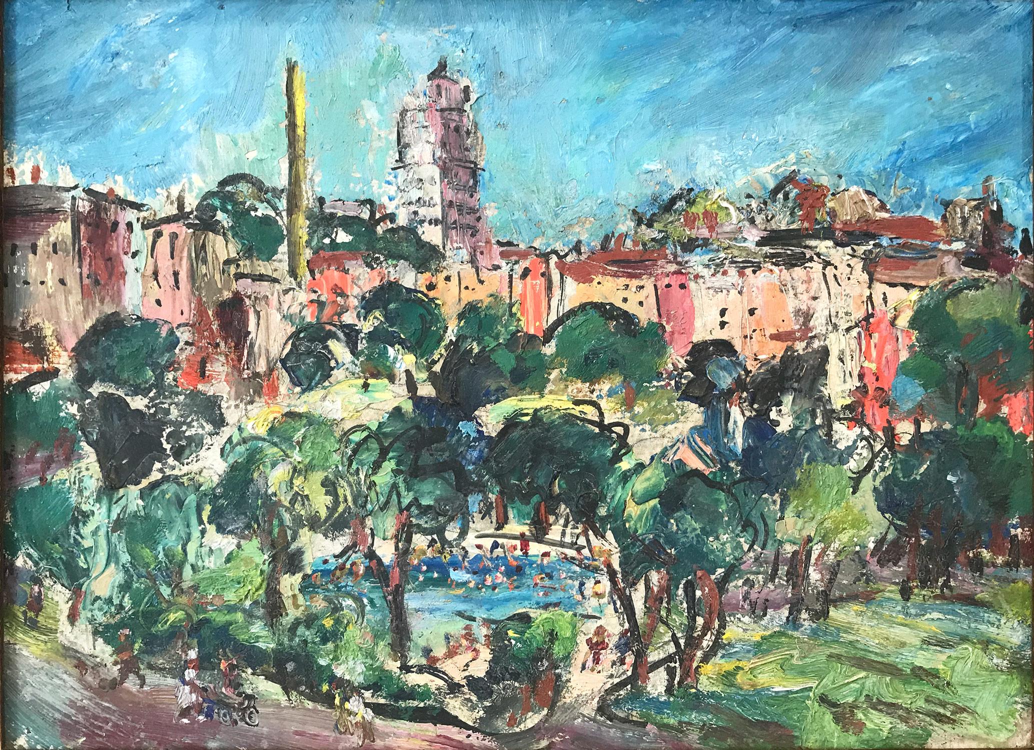 summer in the park painting