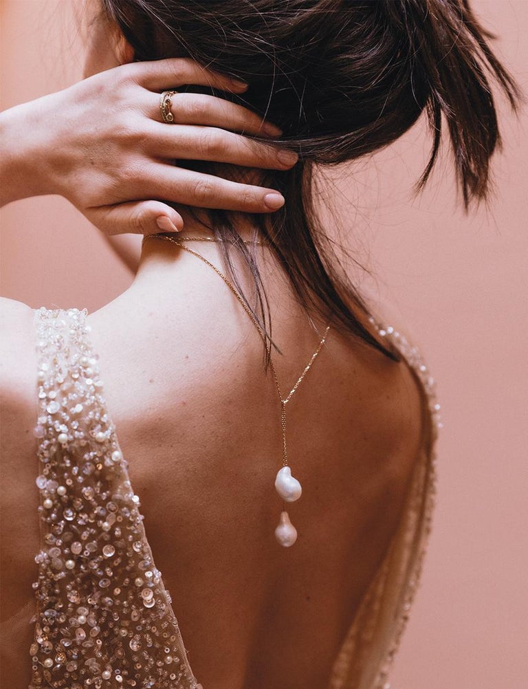 Marion Jeantet Fresh Water Pearl Open Ended Necklace at 1stDibs open