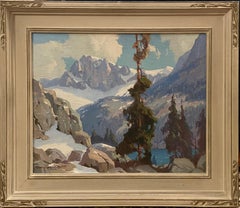 "Lake In the Sierra Nevada Mountains, " Marion Wachtel, California Impressionism