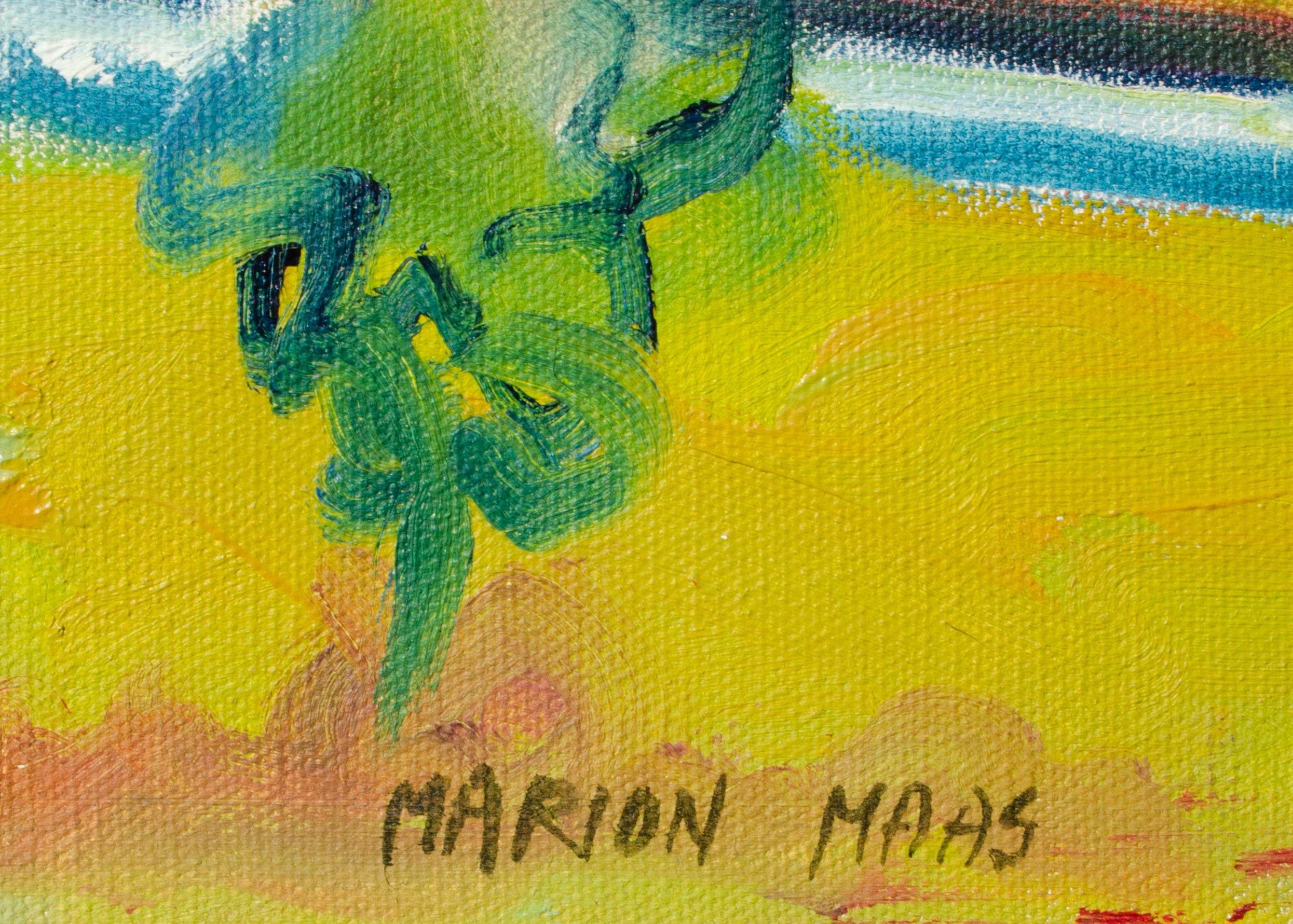 Peinture moderniste de Hillside par Marion Maas en vente 2