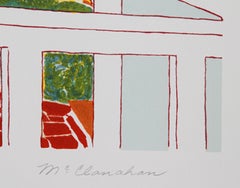 Cibourne Harbor, Pop Art Lithograph by Marion McClanahan