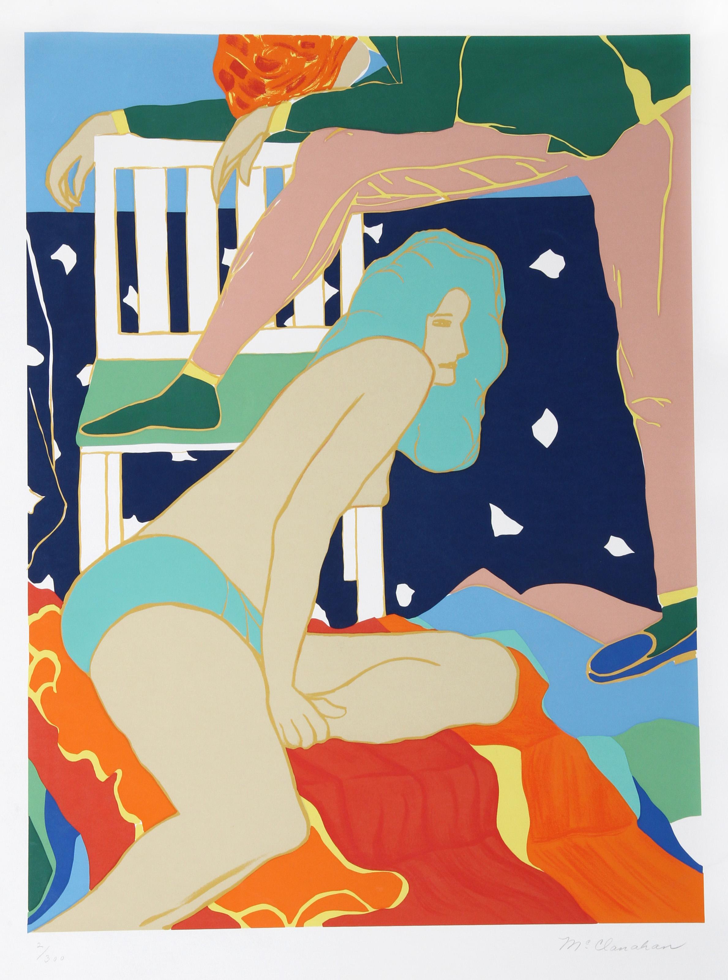 La Jeune échelle, sérigraphie Pop Art de Marion McClanahan