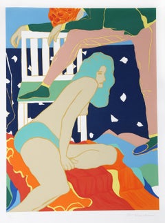 La Jeune échelle, sérigraphie Pop Art de Marion McClanahan