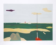 Nuage violet, 21 Aps, sérigraphie Pop Art de Marion McClanahan