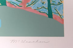 Red Tree, Pop Art Lithograph by Marion McClanahan