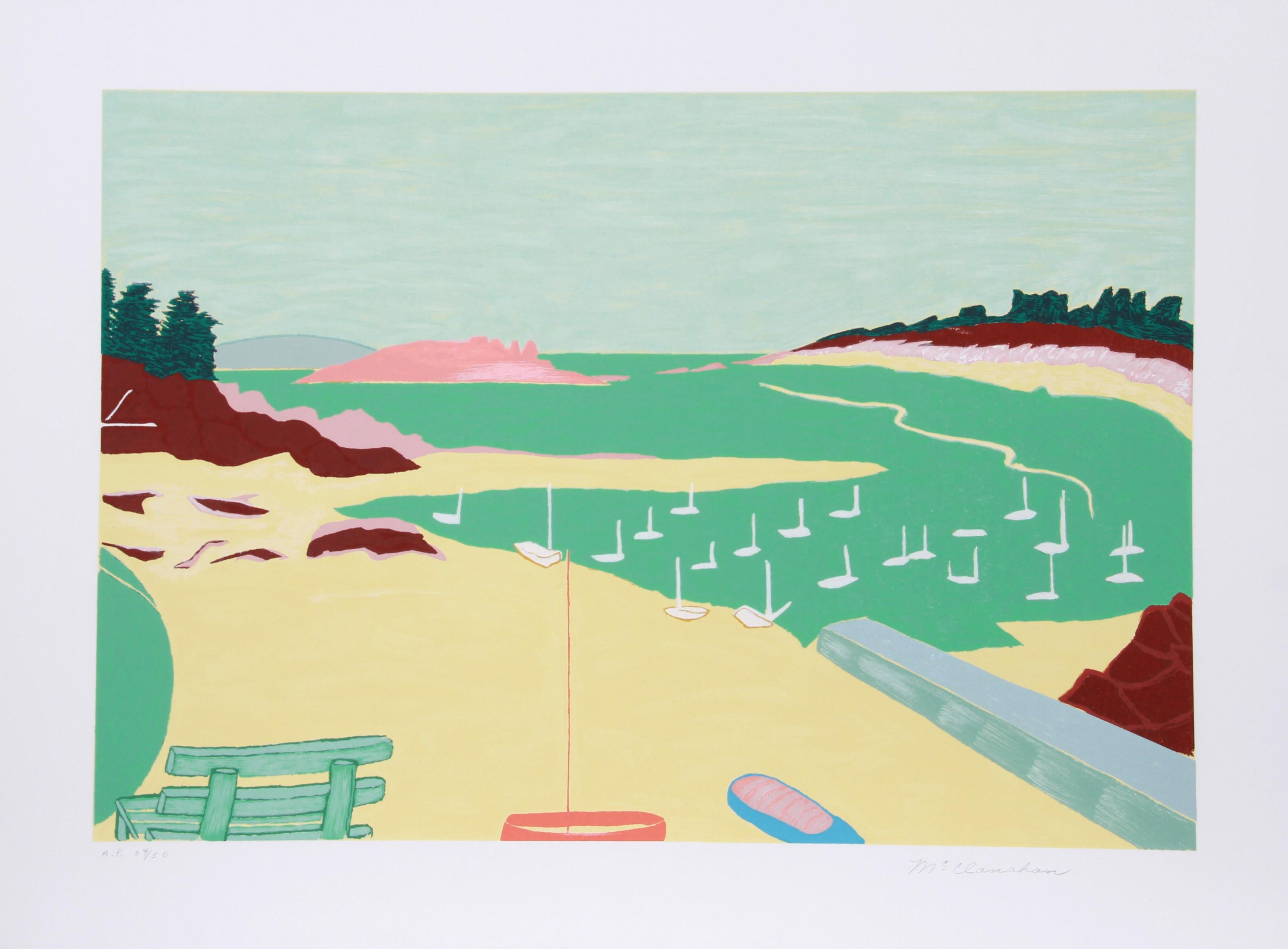 St. Briac, Pop Art Lithograph by Marion McClanahan