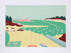 Lithographie Pop Art de St. Briac par Marion McClanahan