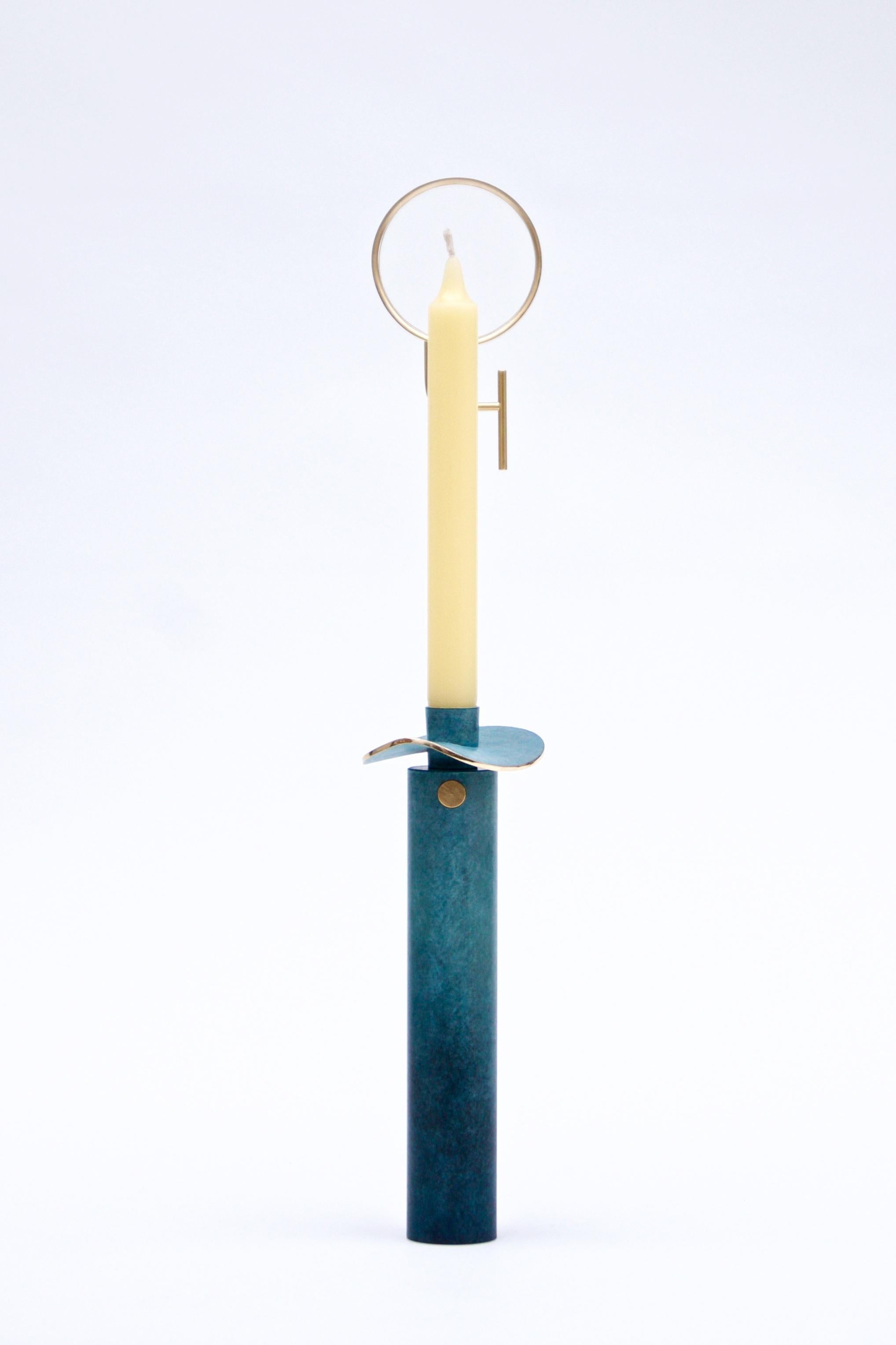 Contemporary Marion Mezenge Ernest Candlestick  For Sale