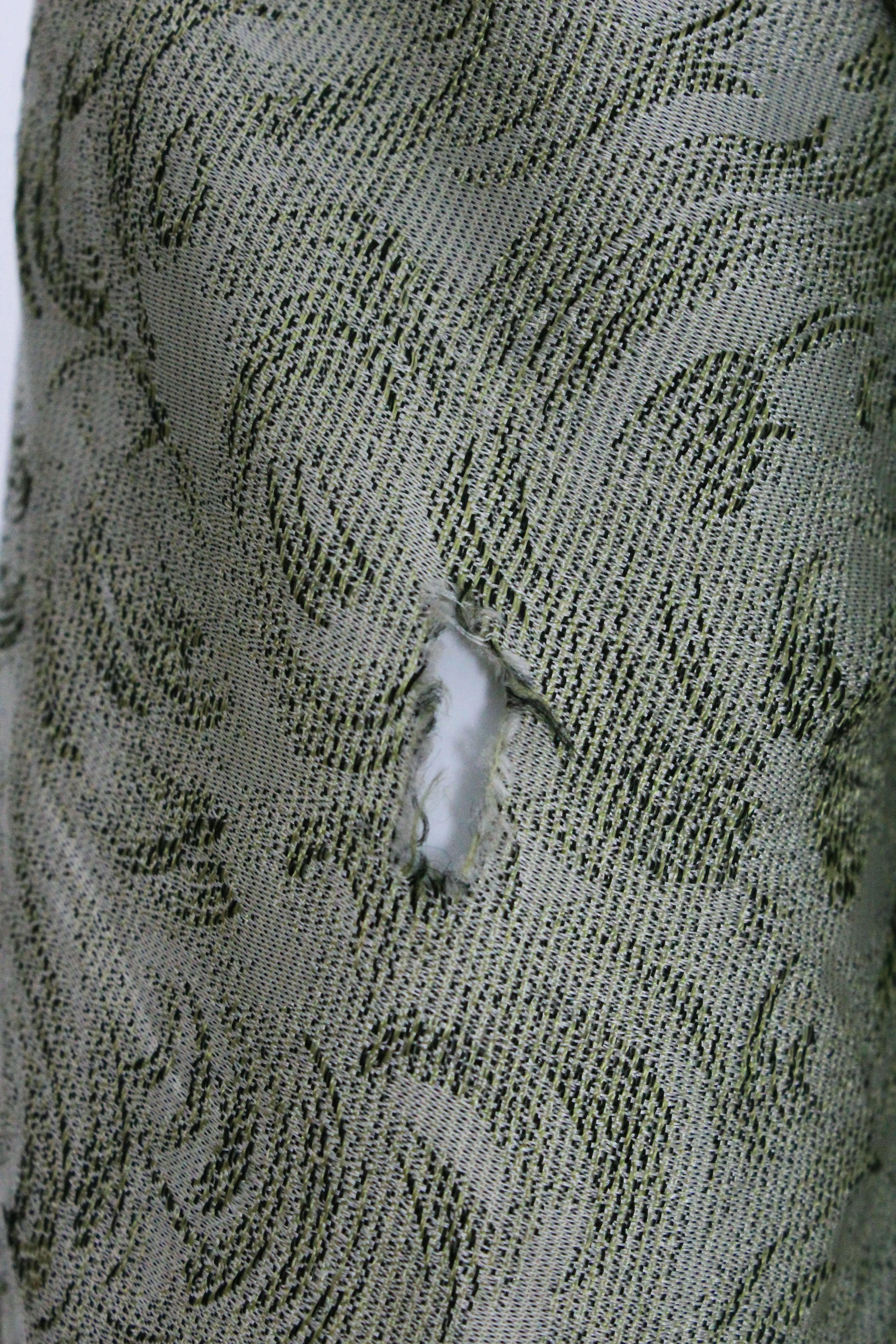 Marion Michael 1940s Sage Green Tea Dress For Sale 2
