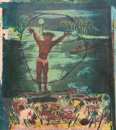 'Fisherman Casting', California Woman Artist, NY MoMA, Metropolitan Museum, GGIE